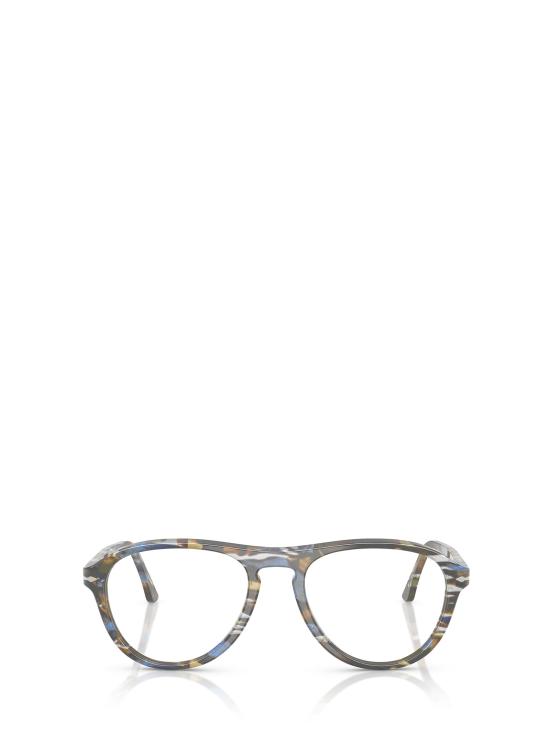 26FW 페르솔 안경 PO3371V 1222 FROST GREY NAUTICAL BLUE