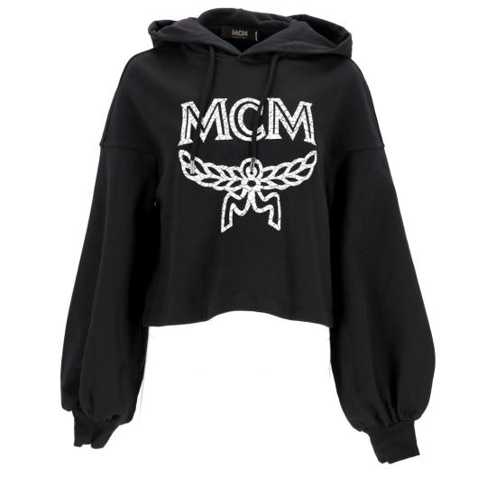  엠시엠 후드 티셔츠 MFAASMM04BT Black
