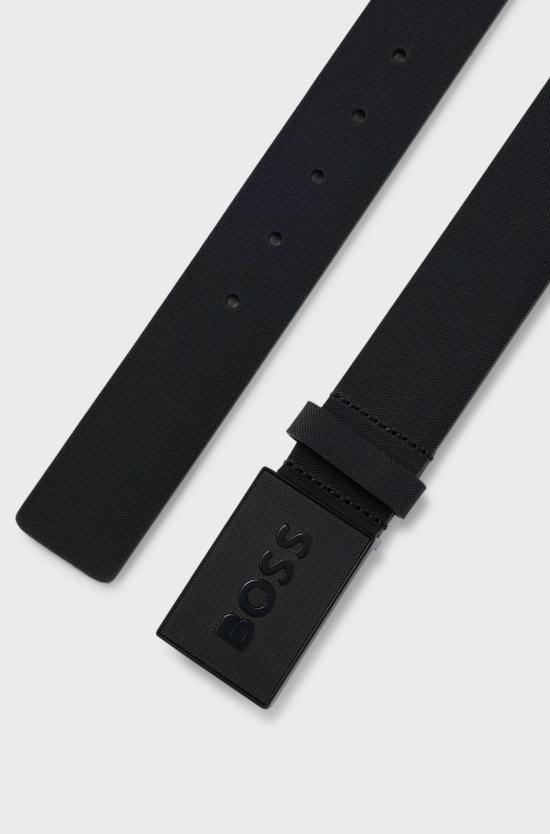 25FW 보스 가죽 벨트 50471333 10219316 01 001 Black - BOSS