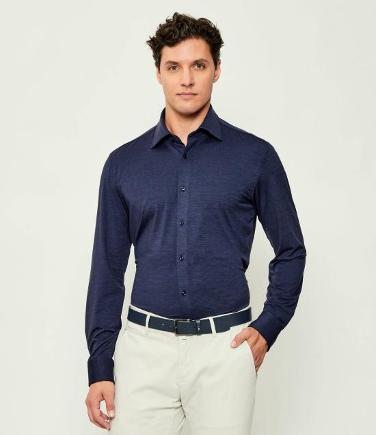 25FW 보스 긴팔 셔츠 50550563 10261410 01 404 Blue