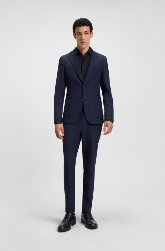 25FW 보스 긴팔 셔츠 50545163 10268245 01 404 Blue - BOSS