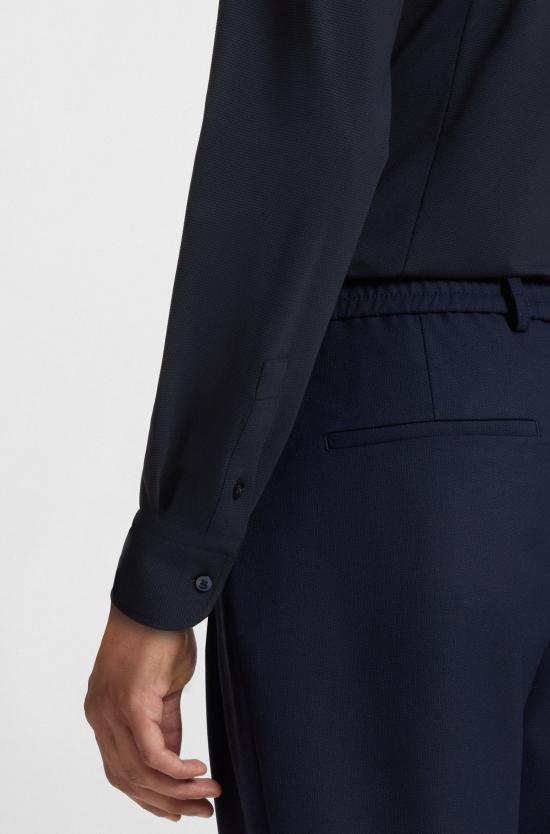 25FW 보스 긴팔 셔츠 50545163 10268245 01 404 Blue - BOSS