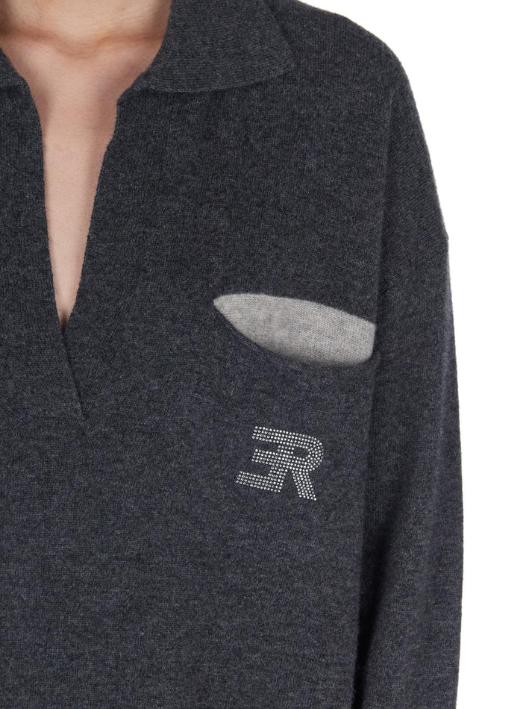 25FW 에르마노 피렌제 스웨터 D47EM022EO4 MFA98 Anthracite - ERMANNO FIRENZE