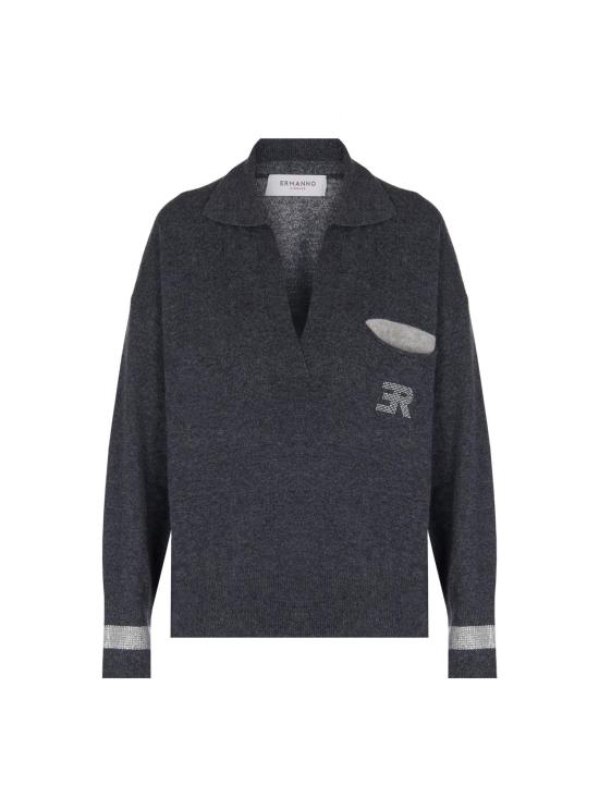 25FW 에르마노 피렌제 스웨터 D47EM022EO4 MFA98 Anthracite