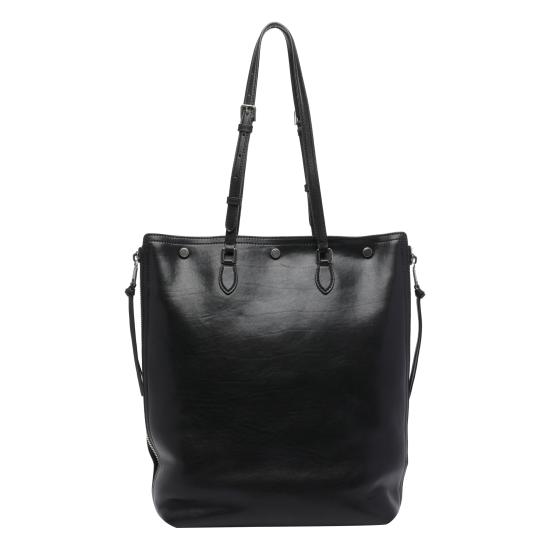 25FW 돌체앤가바나 아테네 레더 토트백 BM3093 AH85080999 Black - DOLCE & GABBANA