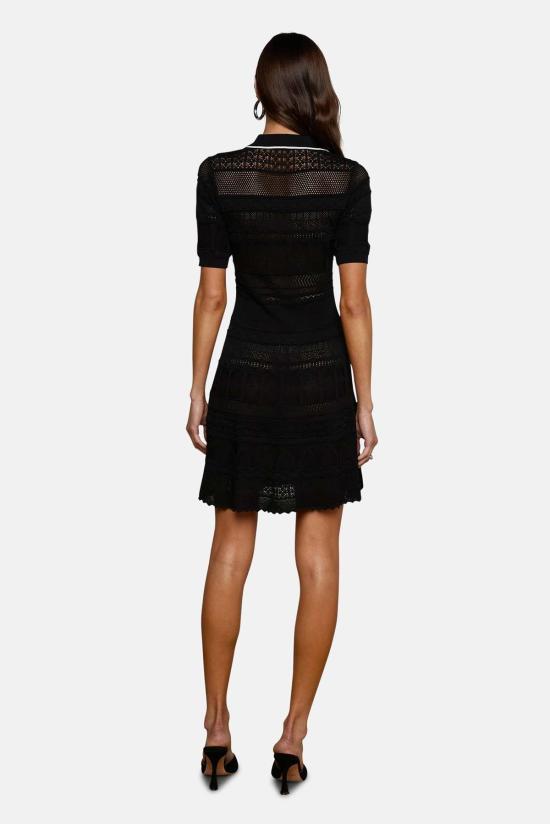  라장스 숏 원피스 L'agence 다코아 니트 미니 드레스 - L'AGENCE