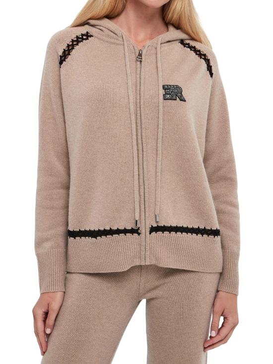 25FW 에르마노 피렌제 스웨터 D47EN037E54 MFA86 Dove Grey - ERMANNO FIRENZE