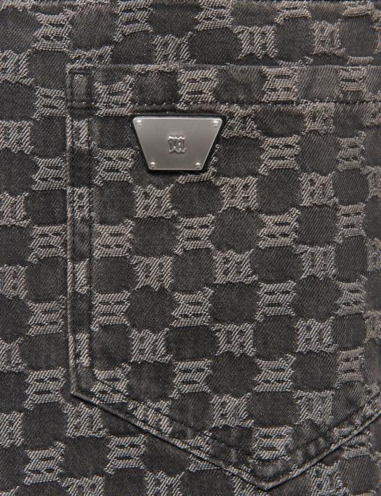  미스비헤이브 데님 팬츠 미스비에이치브 오스틴 모노그램 진 - MISBHV