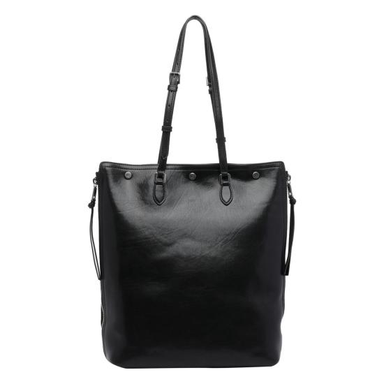 25FW 돌체앤가바나 아테네 레더 토트백 BM3093AH85080999 Black