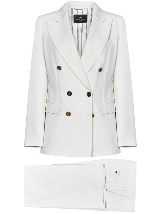 24FW 에트로 수트 팬츠 WRCA001099TUDH4W0001 White - ETRO