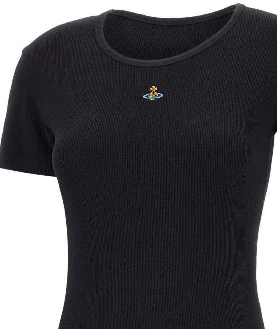 26SS 비비안웨스트우드 반팔 티셔츠 1G010012 J009C N401 BLACK DOM - VIVIENNE WESTWOOD