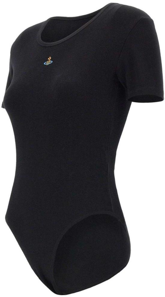 26SS 비비안웨스트우드 바디수트 티셔츠 1G010012 J009C N401 BLACK DOM - VIVIENNE WESTWOOD