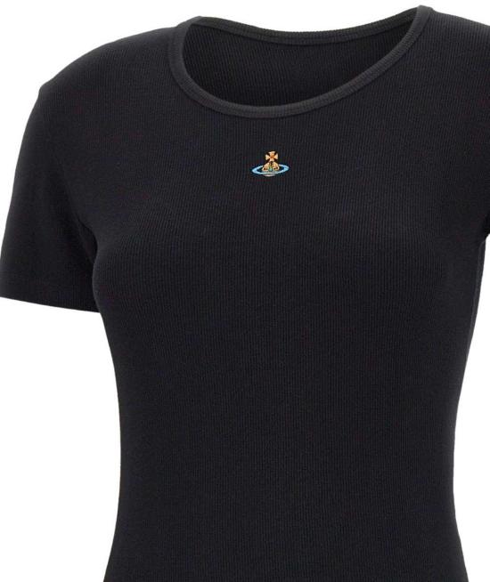 26SS 비비안웨스트우드 바디수트 티셔츠 1G010012 J009C N401 BLACK DOM - VIVIENNE WESTWOOD