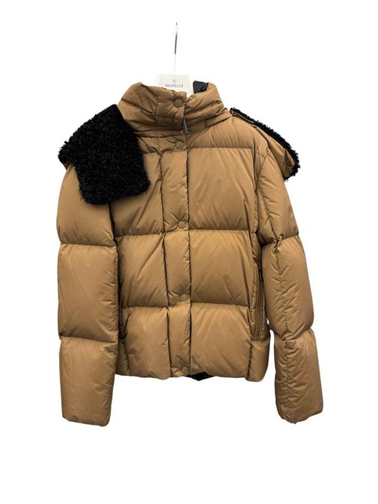25FW 몽클레어 카스텔노우 후드 쇼트 다운 자켓 1A00150539ZD226 CAMEL BEIGE DOM