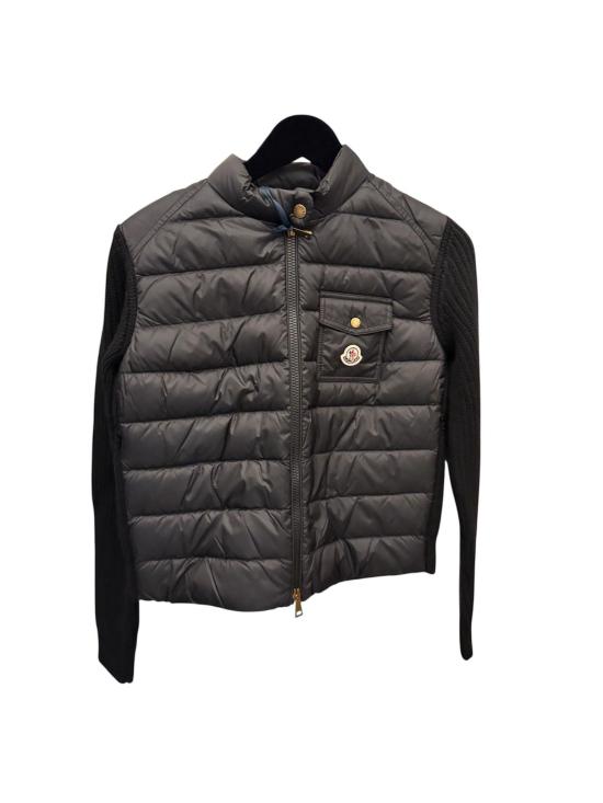 25FW 몽클레어 패딩 울 집업 가디건 9B00028M4281999 BLACK DOM