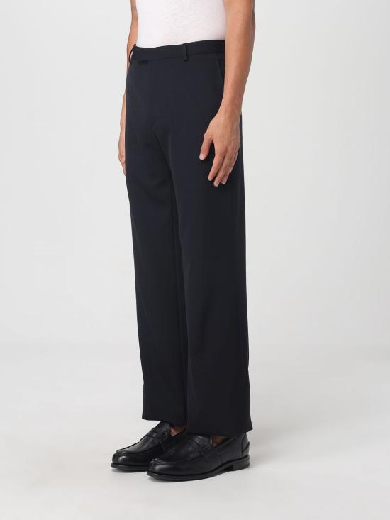 25FW 발렌티노 가라바니 스트레이트 팬츠 7V3RBN104K8 598 Navy - VALENTINO GARAVANI