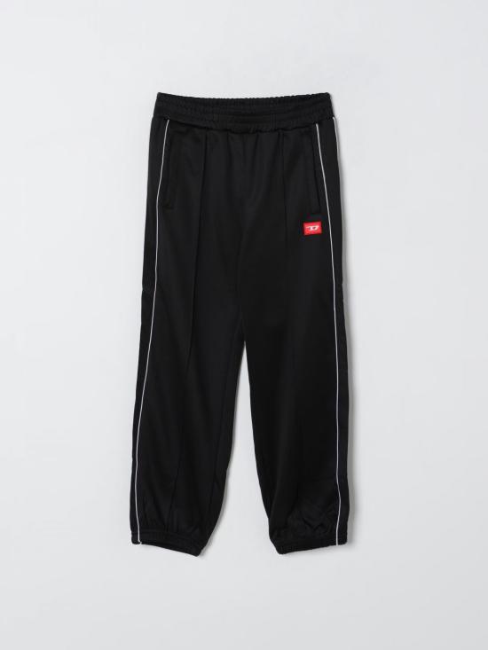 25FW [키즈] 디젤 트레이닝/조거 팬츠 J02447KYAZB K900 Black