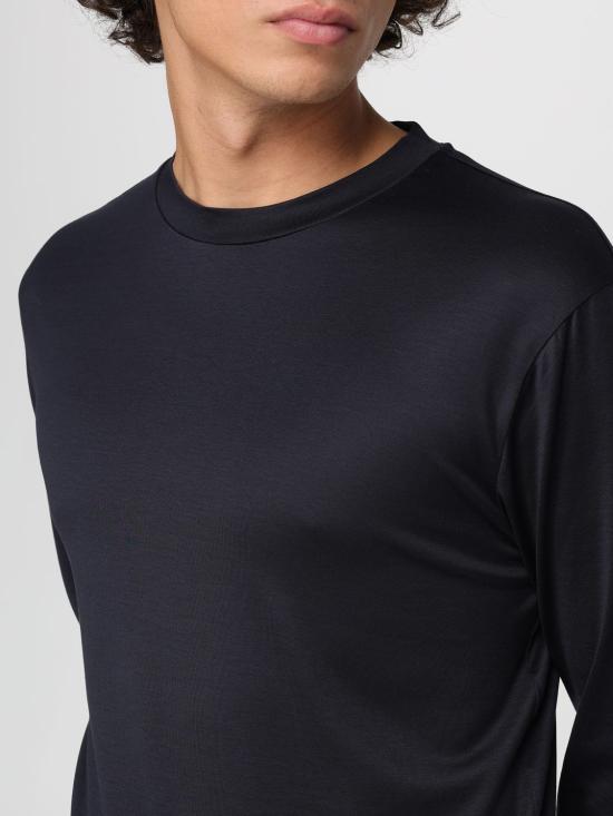 25FW 엠포리오 아르마니 반팔 티셔츠 8N1TE91JUVZ 0920 Navy - EMPORIO ARMANI