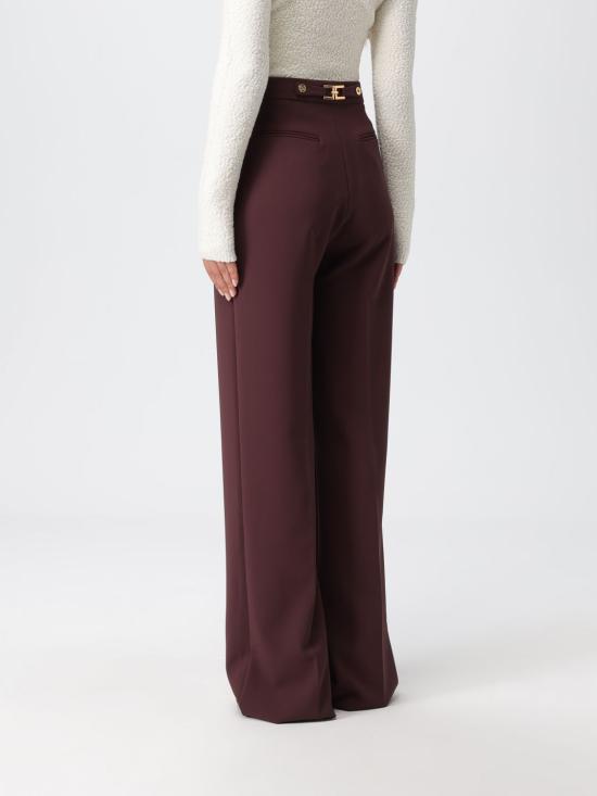 25FW 엘리자베타프랜치 스트레이트 팬츠 PA099 EA4 Wine - ELISABETTA FRANCHI