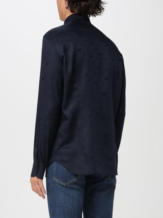 25FW 엠포리오 아르마니 셔츠 EM001537AF15074 FB322 Navy - EMPORIO ARMANI