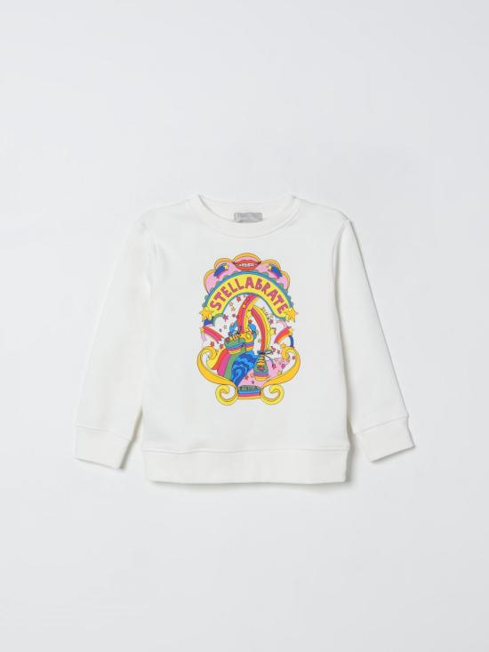 25FW [키즈] 스텔라 맥카트니 풀오버 TX4B50Z0453 101 Yellow Cream