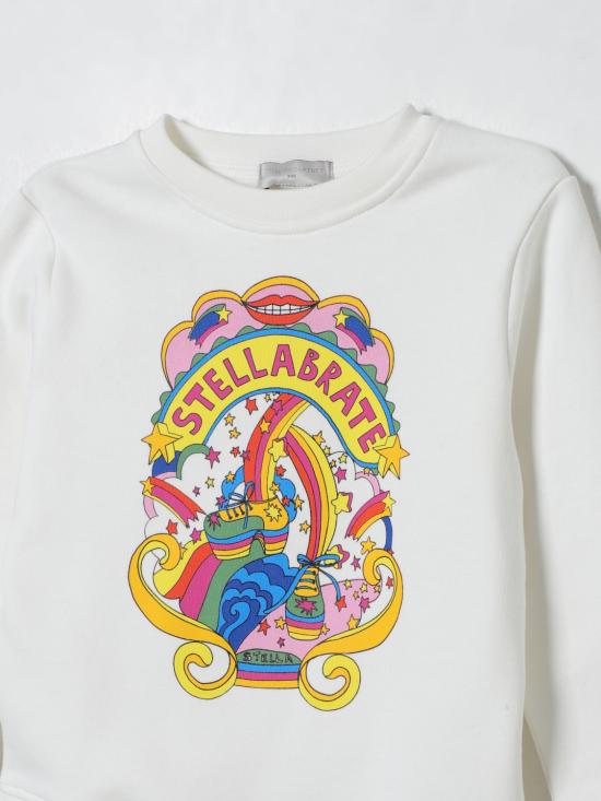 25FW [키즈] 스텔라 맥카트니 풀오버 TX4B50Z0453 101 Yellow Cream - STELLA MCCARTNEY