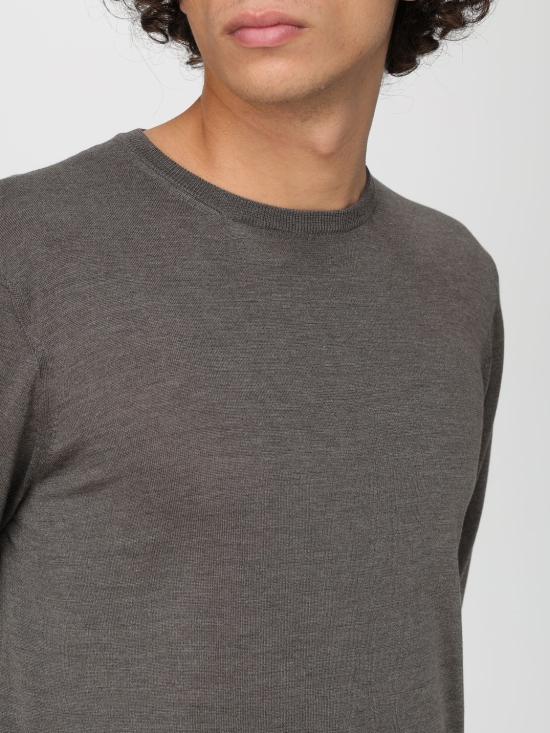 25FW 조르지오 아르마니 스웨터 3HSM37SM63Z U6136 Dove Grey - GIORGIO ARMANI