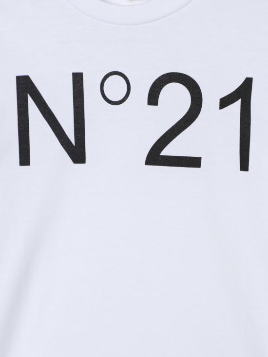25FW [키즈] 누메로벤투노 티셔츠 N21173N0153 0N100 White - N°21