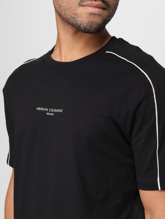 25FW 알마니 반팔 티셔츠 XM001360AF10358 UC001 Black - ARMANI