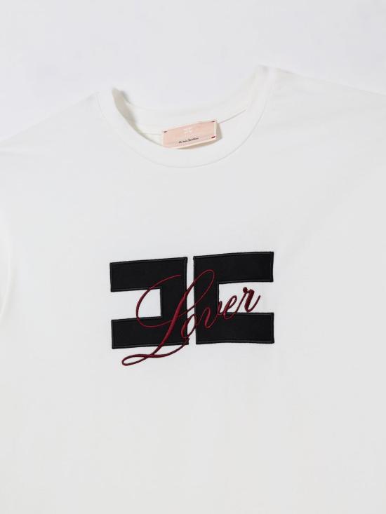 25FW [키즈] 엘리자베타프랜치 티셔츠 EFTS245JE006 0004 White - ELISABETTA FRANCHI