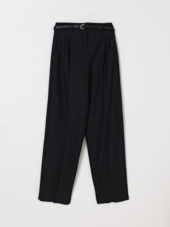 25FW 막스마라 스튜디오 스트레이트 팬츠 2526136082600 005 Black