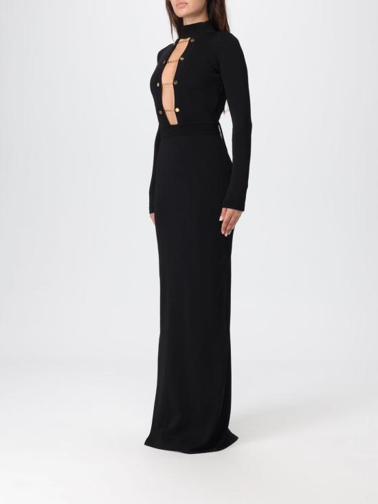 25FW 엘리자베타프랜치 롱 원피스 AM29S 110 Black - ELISABETTA FRANCHI