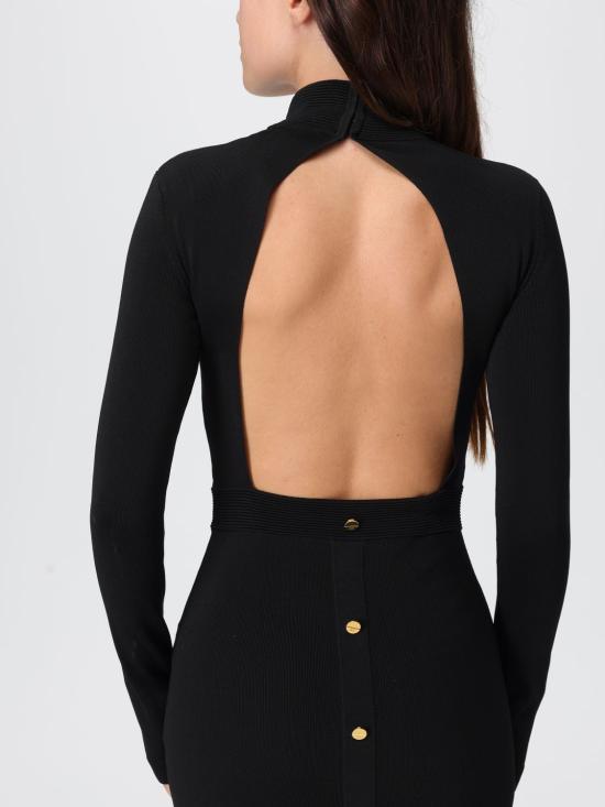 25FW 엘리자베타프랜치 롱 원피스 AM29S 110 Black - ELISABETTA FRANCHI