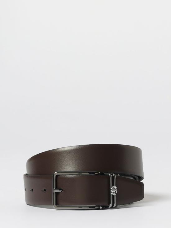 25FW 보스 가죽 벨트 50553335 002 Black - BOSS