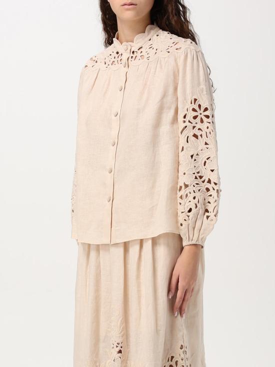 25FW 짐머만 블라우스 1834TRS251 CRM Yellow Cream - ZIMMERMANN