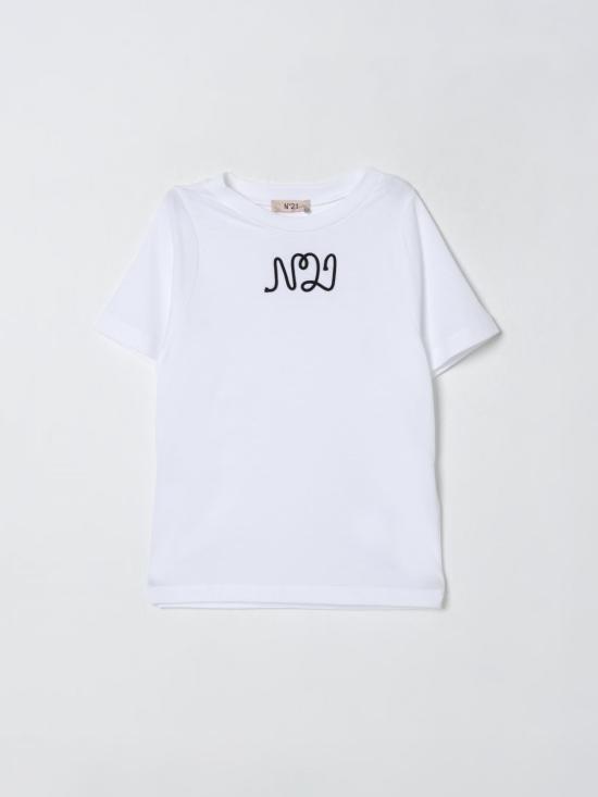 25FW [키즈] 누메로벤투노 티셔츠 N2105JN0153 0N100 White