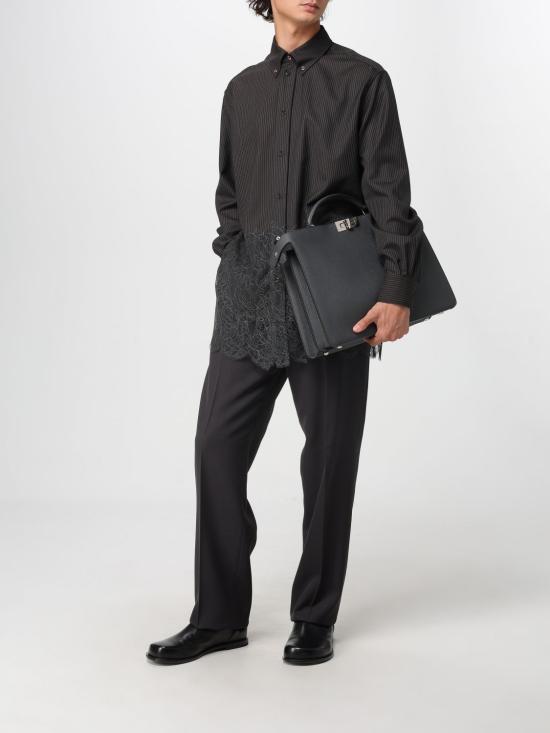 25FW 펜디 스트레이트 팬츠 FB1089ASCB F0TY8 Brown - FENDI