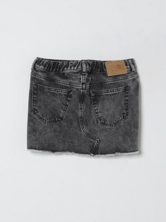 25FW [키즈] MM6 메종마르지엘라 스커트 M60864MM06D M602 Black - MM6 MAISON MARGIELA