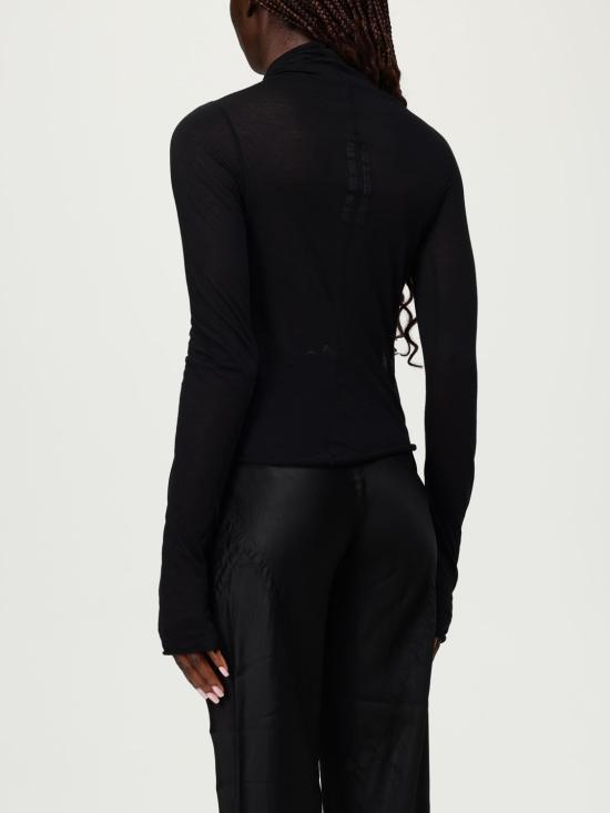 25FW 릭 오웬스 긴팔 티셔츠 RP02E4266UC 09 Black - RICK OWENS