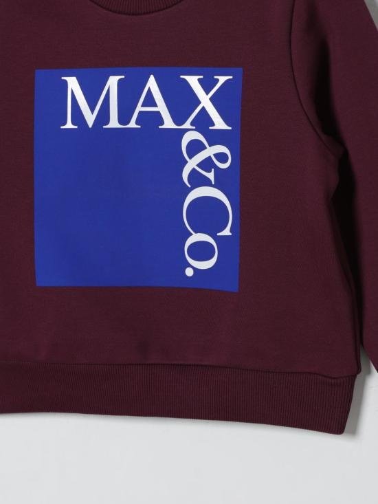25FW [키즈] 막스앤코 풀오버 MX0037MX056 MX40A Burgundy - MAX & CO.