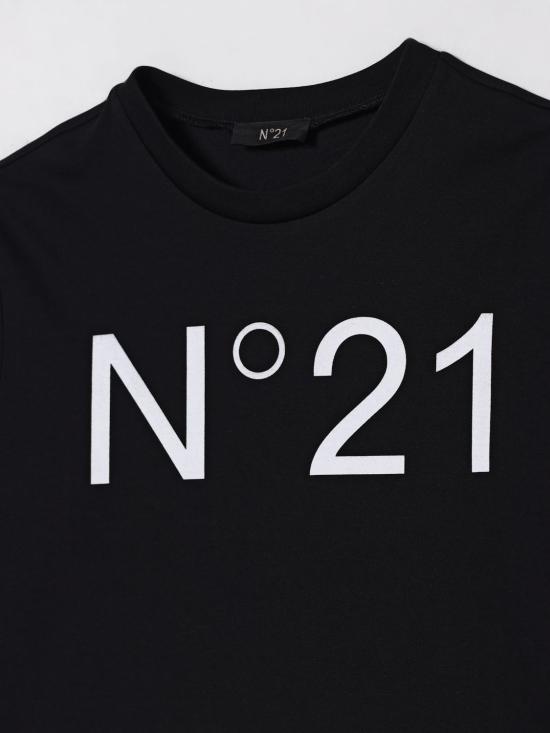 25FW [키즈] 누메로벤투노 티셔츠 N21173N0153 0N900 Black - N°21