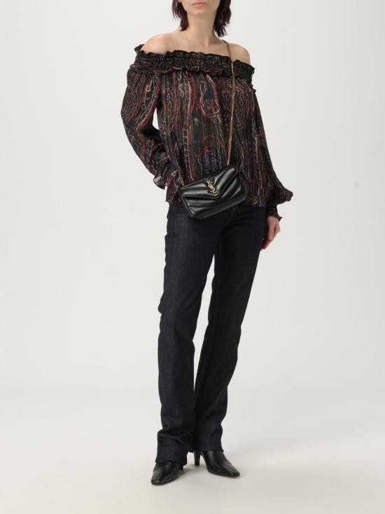 25FW 생로랑 블라우스 822936Y4K43 1052 Multicolor - SAINT LAURENT