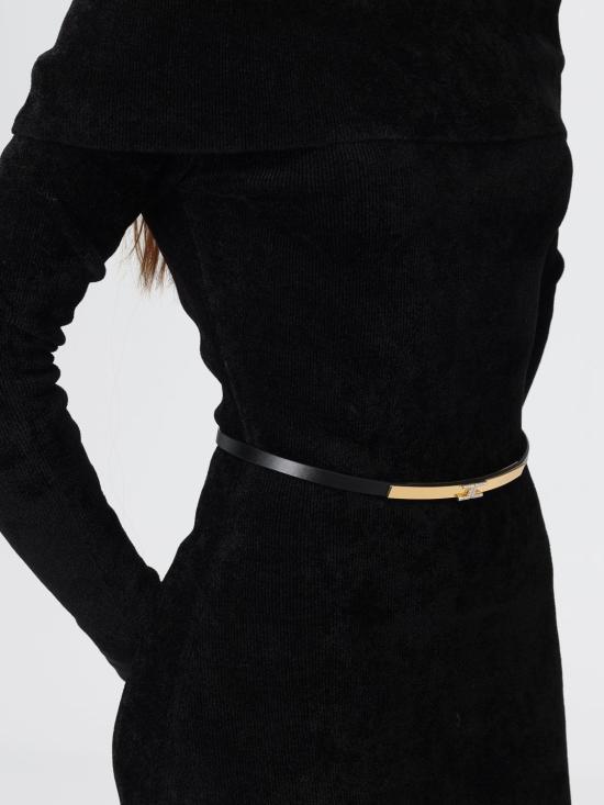 25FW 엘리자베타프랜치 롱 원피스 AM34S 110 Black - ELISABETTA FRANCHI