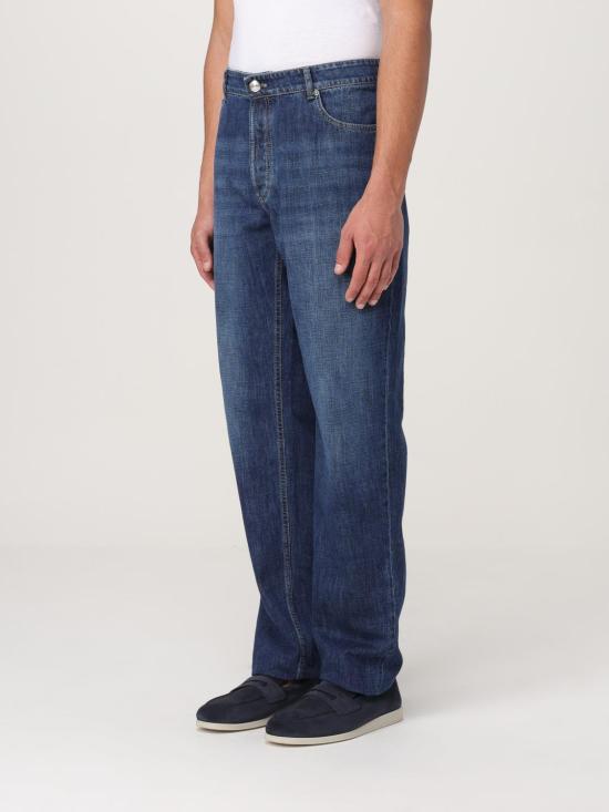 25FW 브루넬로 쿠치넬리 데님 팬츠 M0Z37D3210 C1468 Blue - BRUNELLO CUCINELLI