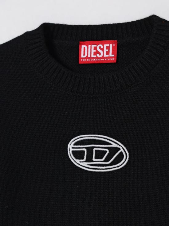 25FW [키즈] 디젤 풀오버 J02435KYAYX K900 Black - DIESEL