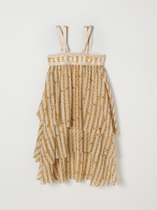 25FW [키즈] 베르사체 원피스 10206411A14890 5E490 White - VERSACE