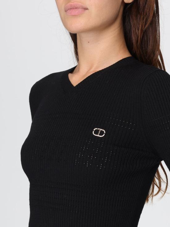 25FW 트윈셋 스웨터 252TP3241 00006 Black - TWINSET