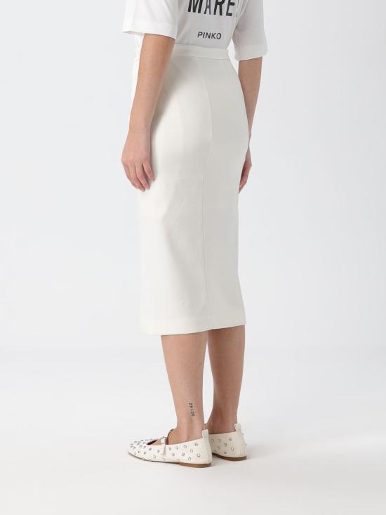 25FW 핑코 롱 스커트 105458A24C Z05 White - PINKO