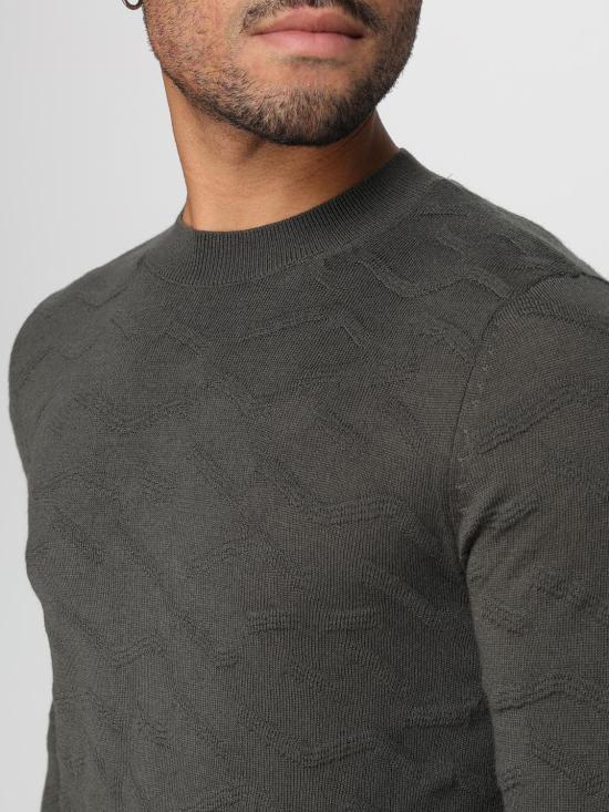 25FW 알마니 스웨터 XM001560AF11982 F7010 Sage - ARMANI