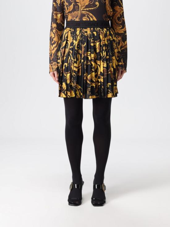 25FW 베르사체 스커트 79HAE820NS704 G89 Black